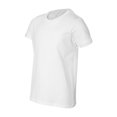 thumbnail image 1 of T-Shirt à Manches Courtes Col Rond pour Jeunes - Blanc - Petit, 1 of 1