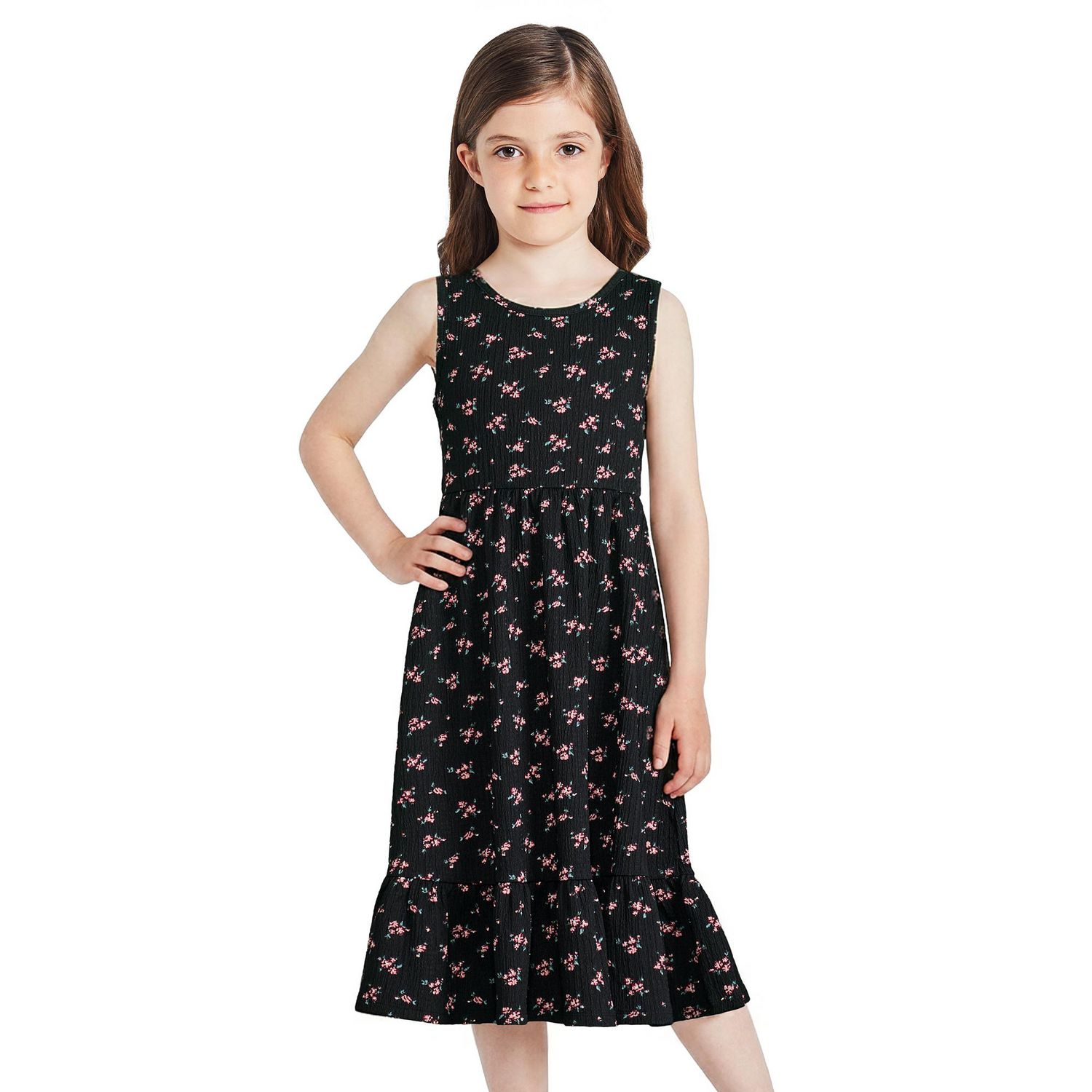 Robe chiffonnée avec dos nageur George pour filles