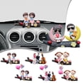 thumbnail image 3 of Car Interior Decoration Cute Couple Action-Figure Auto Dashboard Ornament Lot Y8, 3 of 9