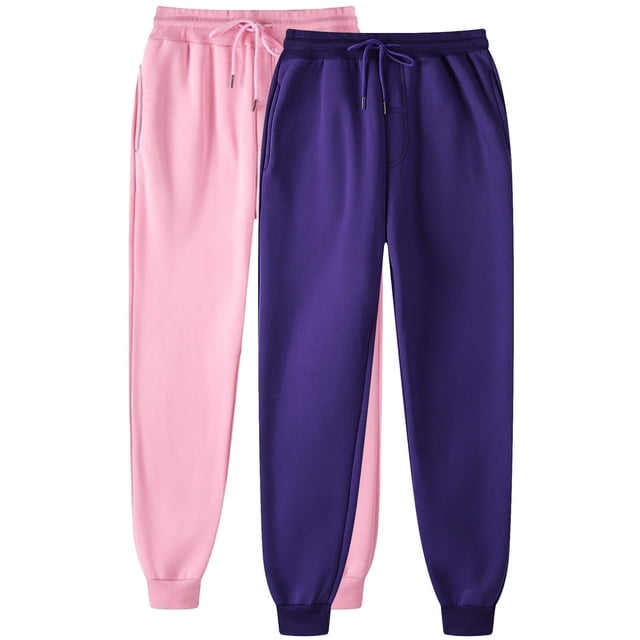 KIHOUT Clearance Womens 2PC Leisure Sports Pants Elastic High Waisted Drawstring Comfortable Loose Lounge Bound Feet Sweatpants Solid Color Trousers with Pocket