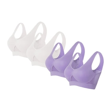 Cameland High Impact Sports Bras for Women 4PC Seamless Comfort Breathable Workout Gym Yoga Activewear Bras for Women