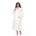 thumbnail image 2 of White Mark Women's Super Soft Lounge Robe, 2 of 5