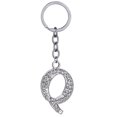 thumbnail image 1 of Key Chain Rhinestone A to Z Design Pendant Keychain Key Ring for Handbag Decor, 1 of 8