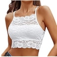 thumbnail image 1 of Bras for Women, Womens Solid Lace Wrapped Chest And Backless-thin Bra With Padding Breathable Underwear Daily Bra, 1 of 3