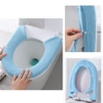 thumbnail image 1 of Birdeem Housse de Siège de Toilette Salle de Bain Douce Plus Épaisse Réchauffeur avec Boutons-Pression Tissu Extensible Lavable Housses de Siège de Toilette Réutilisables Installation Facile Nettoyage, 1 of 1