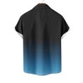 thumbnail image 3 of fatyb Button down Shirts for Men Short Sleeve Lightweight Beach Shirts Summer Gradient Collar Blouses, 3 of 4