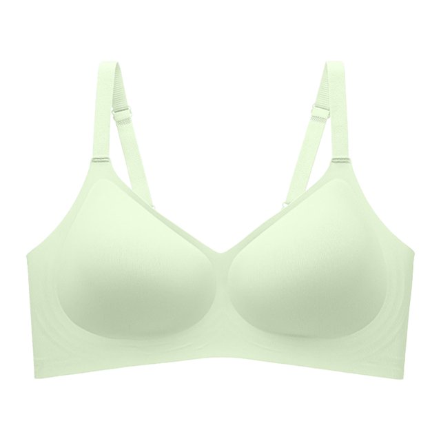 2025 Comfortable Seamless Full Coverage Womens Bras Comfortablefor Women Wireless Womens Bras Comfortable Support Bras with Soft Support Strapless Front Buckle LiftRegular and Plus