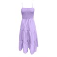 thumbnail image 4 of Robes d'Été pour Femmes 2025 Zeophrasy Robe Unie Sans Manches Col Rond Aguichant Élégante Boîte de Nuit Fête Tunique Mini Robes Décontractées Vacances Liquidation Moins de 5, 4 of 4