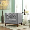 thumbnail image 5 of LexMod Panache Fabric Armchair, Expectation Gray, 5 of 5