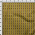 thumbnail image 3 of oneOone Polyester Lycra Fabric Leaves & Floral Block Printed Craft Fabric BTY 56 Inch Wide, 3 of 5