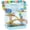 Light Blue, variant on PawHut 18.5" Hamster Cage with Tube System, Exercise Wheel, Red