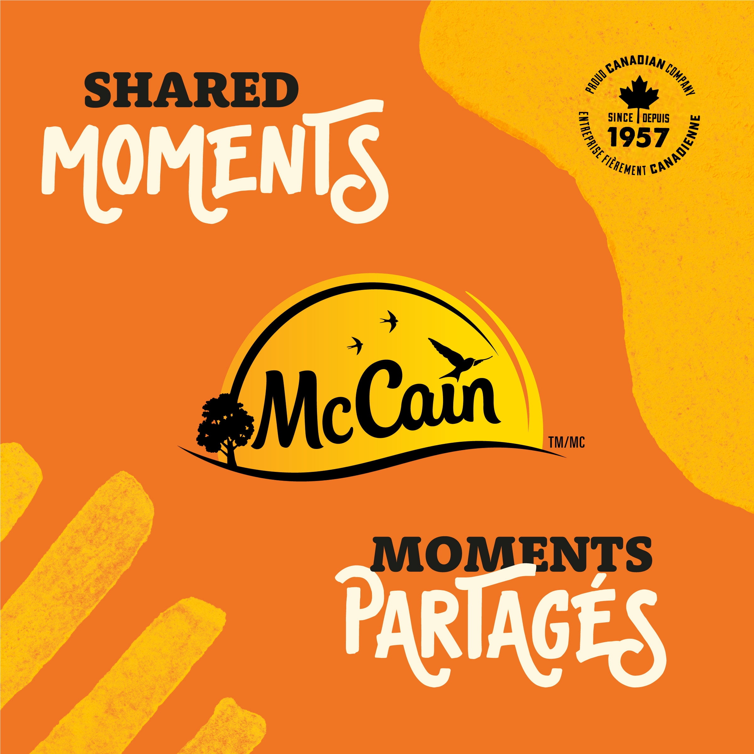 McCain® Tasti Taters®, Bouchées Croustillantes de Pommes de Terre Faites au Canada à Partir d'Ingrédients Canadiens et Importés 1.8kg