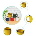 thumbnail image 3 of LOVEVER 5 Pcs Tasses de Camping en Émail Multi Couleurs Café Thé pour Activités Intérieures Extérieures, 3 of 8