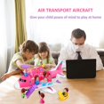 thumbnail image 2 of Airplane Toy Transport Doll Dream Plane Transforming Playset Toy Gift, 2 of 12