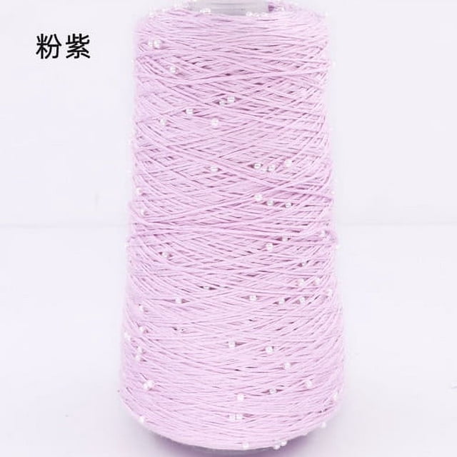 350g Pearl Mercerized Cotton Yarn Hand-knitted Cotton Pearl Lace Line Fine Crochet Thread Bead Thread Diy Hand-braided Thread