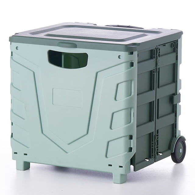 Grocery Cart On Wheels Large Capacity Portable Foldable Grocery Cart