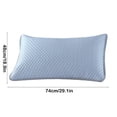 thumbnail image 3 of Fiber Pillow Core Isolation Pillow Yellow Cover Hotel Protective Cover Breathable Oil Proof Friendly Household Pillowcase, 3 of 8