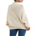thumbnail image 4 of Automne Hiver Femmes Col Roulé Pull à Manches Longues en Vrac Gros Pull en Tricot, 4 of 7