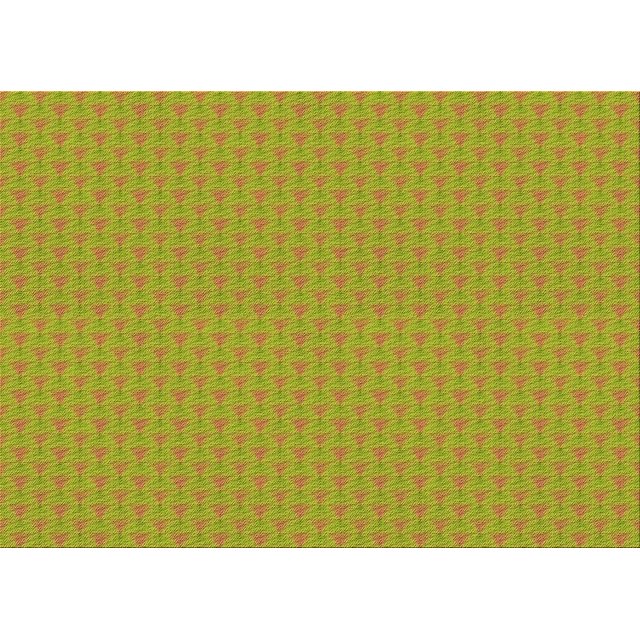 Ahgly Company Tapis d'Intérieur Rectangulaire Transitionnel Vert Lavable à la Machine, 8 Pieds x 12 Pieds