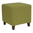 thumbnail image 1 of Pouf Ascalon rembourré en tissu beige, 1 of 10