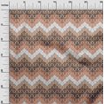 thumbnail image 2 of oneOone Georgette Viscose Brown Fabric Turtle Block Sewing Craft Projects Fabric Prints By Yard 42 Inch Wide, 2 of 4