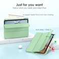 thumbnail image 4 of for iPad 10.9(2020), iPad 10 10.9 Inch Case with Transparent Shockproof Back Cover[Built-in Pencil Holder,Auto Sleep/Wake,Camera Protection]-Pink, 4 of 7