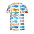 thumbnail image 5 of Snoarin Summer Plus Size Summer Tops for Women Tops Short Sleeve V-neck Tops Working Uniform Floral Print With Three Pockets Blouse Work Uniforms for Women on Clearance, 5 of 5