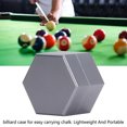 thumbnail image 3 of Billiard Chalk Holder, Portable Hexagonal Pool Cue Chalk Box with Aluminum Alloy Material, Lightweight and Durable, Easy to Use for Billiards Essential Accessories, 3 of 8