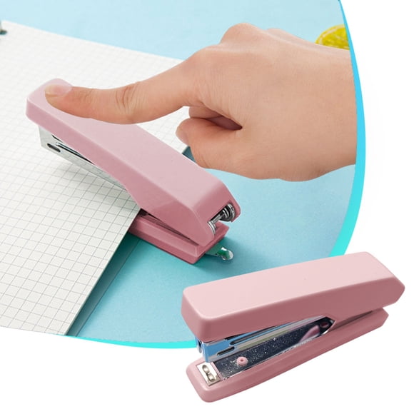 JWshufel Compact Stapler for Office School Use Easy Press Labor Saving Design Suitable for 10 Nail Types Binds Papers Snacks and Receipts Convenient Portable