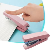TopLLC Home Office Furniture Macaron Colored Stapler For Student Office Use Size 10 Nail Compact Convenient And Labor-saving Stapler ABS stapler