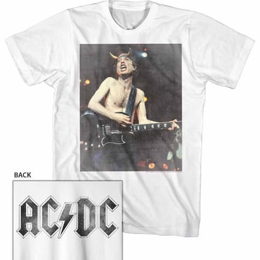 AC/DC Groupe de Musique Hard Rock Groupe de Musique Angus Rockin Out T-Shirt Adulte Tee