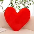 thumbnail image 1 of Heart Shaped Cushion Heart Pillows Soft Throw Pillow Sofa Car Home Decor Gift, 1 of 6