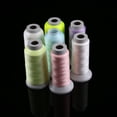thumbnail image 4 of Ngheia 2-Pack Glow in the Dark Embroidery Thread - Fluorescent Sewing Thread for Night Diy, Crafts, Music Festivals, Red, 4 of 9