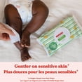 thumbnail image 2 of Baby Wipes, Huggies Natural Care Sensitive, UNSCENTED, 3 Flip Top Packs, 168 Wipes, 2 of 8