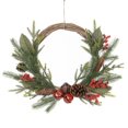 thumbnail image 1 of HOLIDAY TIME PINECONE BERRY WREATH, 1 of 5
