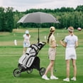 thumbnail image 3 of Goplus Chariot de Golf Pliant à 3 Roues avec Sac, Tableau d'Affichage, Poignée Ajustable, Gris, 3 of 7
