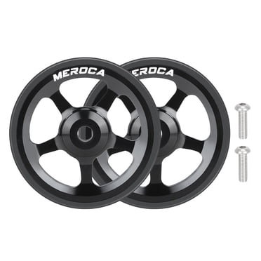 Mosiee Aluminium Rubber Folding Bike Easy Wheels Compatible With For Brompton