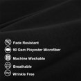 thumbnail image 3 of PiccoCasa 2 Pcs Body Pillowcases Microfiber Envelope Long Pillowcover, Jumbo Black, 3 of 8
