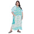 thumbnail image 2 of Oussum Robe Caftan Boutonnée pour Femme Longue Ajustable d'Été Maxi avec Poche, 2 of 7