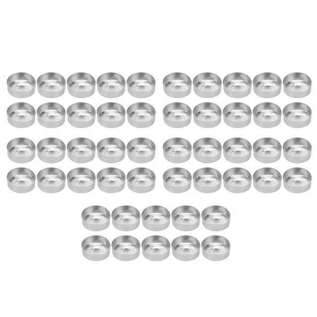 50Pcs Base de Bougie Plus Longue Durée de Vie Durable Matériau Résistant à la Chaleur pour la Fabrication de Bougies Moule Conteneur
