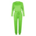 thumbnail image 4 of Mrat Womens Two Piece Set 2 Piece Jogging Sets Solid Polyester Long Sleeve Sweatsuits Sets Two Piece Track Suits Drawstring High Waist Pants Set Comfy Outfits N-Camouflage 3XL, 4 of 5