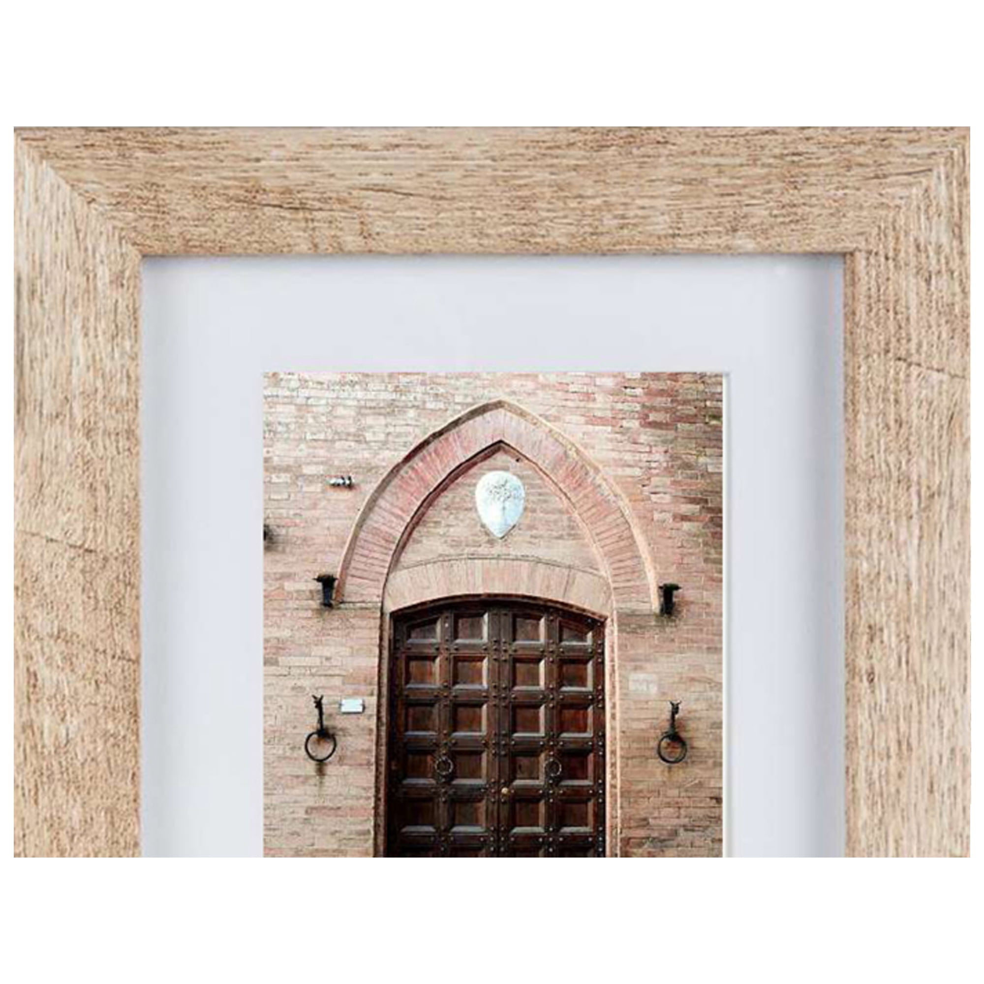 Unbranded Cadre photo articulé Oldal à deux ouvertures de 5 x 7 po, en plastique, aspect rustiqu vieilli, décoration intérieure