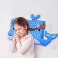thumbnail image 4 of Yhmxh Pillow Covers Throw Pillow Covers Pillow Protector Summer Breathable Children's Ice Silk Cool Pillow Kindergarten Nap Neck Protection Pillow Summer Student Pillow Student Pillows, 4 of 4