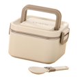 thumbnail image 3 of Abbracc Adulte Boîte à Lunch Micro-Ondes Léger Réutilisable Bento Boîte pour le Travail Manger Dehors Beige Unique, 3 of 9