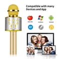 thumbnail image 3 of : Professional Microphone Karaoke Speaker KTV Music Player Singing Recorder Handheld Microphone blue, 3 of 7