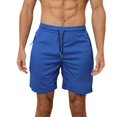 thumbnail image 1 of Plebaso Men's Athletic Shorts Casual Drawstring Quick Dry Running Shorts Lightweight with Zipper Pockets, 1 of 6