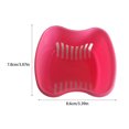 thumbnail image 4 of Maytalsory Denture Bath Box Plastic Tool Mouth-guard Artificial Tooth Holder Lightweight Convenient False Case Using Supplies Pink, 4 of 7