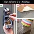 thumbnail image 2 of Master Lock Key Lock Box, Outdoor Lock Box for House Keys, Key Safe with Combination Lock, 5 Key Capacity, 3 Pack, 5400EC3, 2 of 7