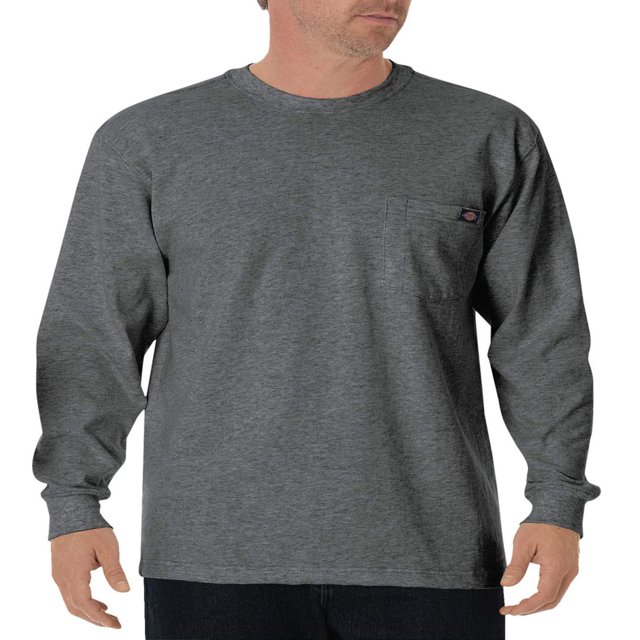 T-Shirt à Manches Longues Col Rond pour Hommes et Grands Hommes