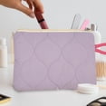 thumbnail image 1 of Chmadoxn Office Storage & Organization, Woolen Knitted Bag Striped Color-blocked Cosmetic Bag Pattern Cosmetic Bag Portable Cosmetic Bag Ins-style Pencil Case Polyester makeup pouch, 1 of 6